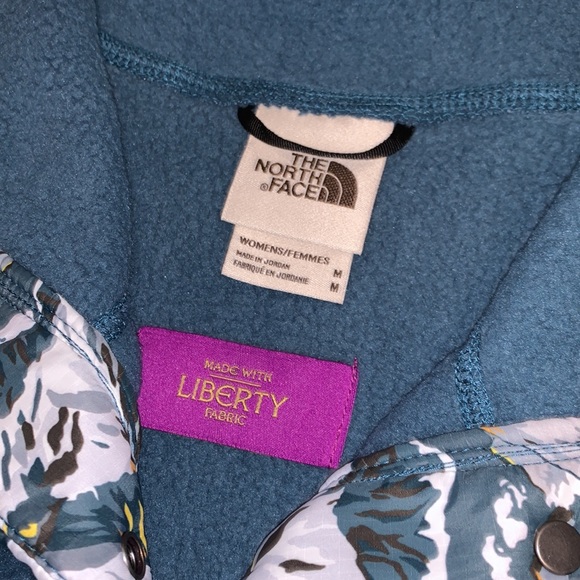 NWT The North Face Liberty Quarter Snap Pullover - Blue - Picture 6 of 11